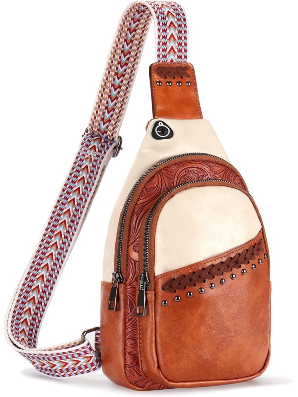 Sling Bag Crossbody Bags for Women Trendy Leather Fanny Packs Chest Bag Sling Cr